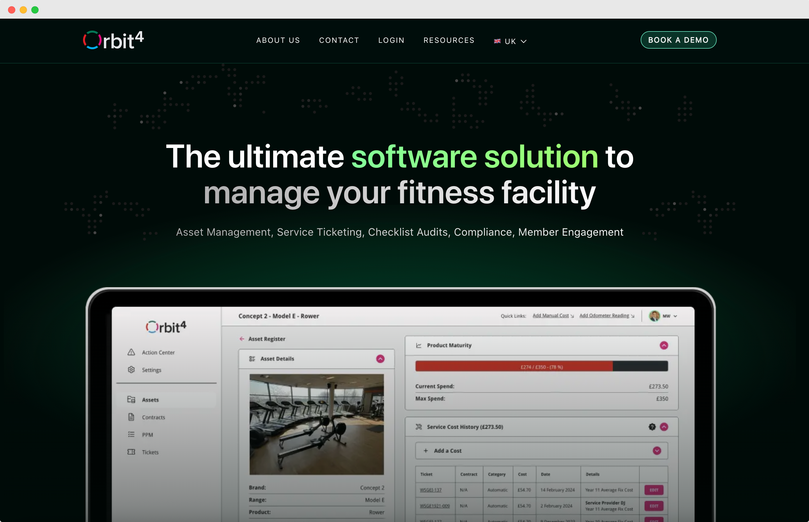 Orbit4 Website Screenshot